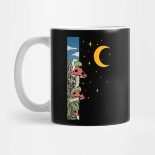 Tiny cottagecore frogs Mug